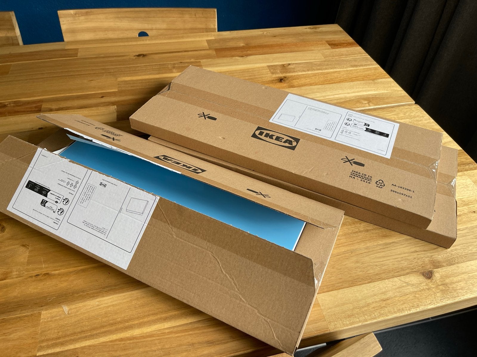 3x IKEA Voxtorp witte keukenpaneeltjes 20x40cm, Huis en Inrichting, Keuken | Keukenelementen, Ophalen, Minder dan 50 cm, Wit, Zo goed als nieuw