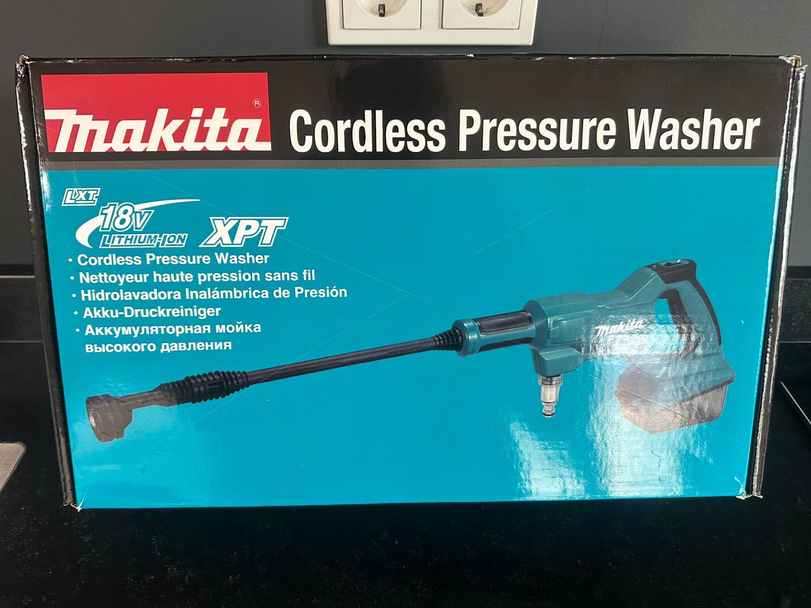 Makita Accu hogedrukreiniger incl accu en oplader, Ophalen, Nieuw, Accu, Met regelbare waterdruk