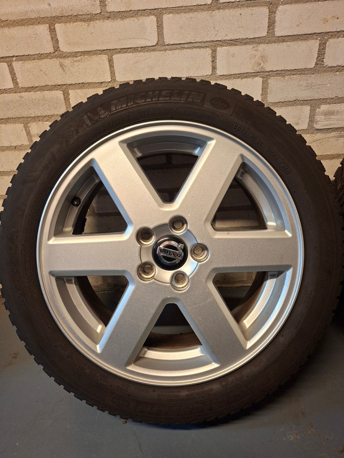 Volvo wielen 17 inch 65.1 michelin 5x108, Auto-onderdelen, Banden en Velgen, Ophalen, Banden en Velgen, 17 inch, Winterbanden