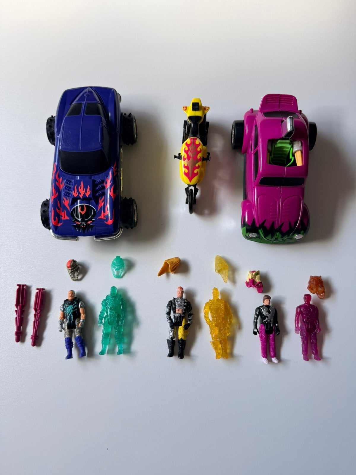 M.A.S.K. Kenner Wolfbeast, Detonator, Jackal/Barracuda, Verzenden, Gebruikt