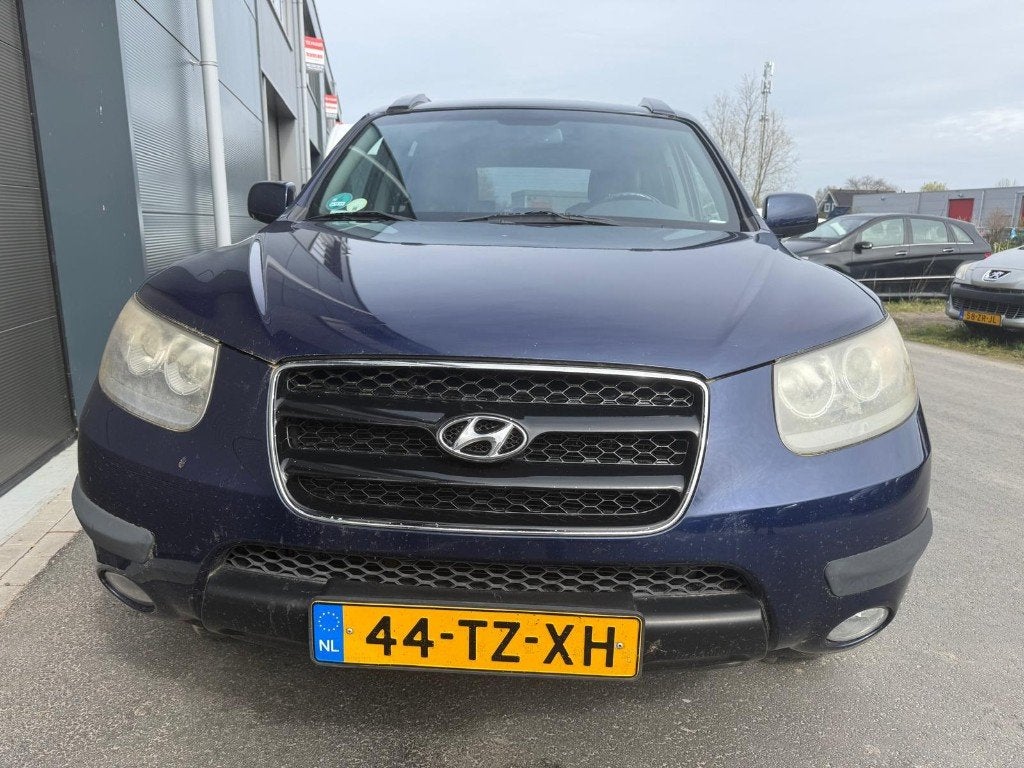 Hyundai Santa Fe 2.7 2WD 7-ST 2007 Blauw, Auto's, Voorwielaandrijving, Santa Fe, 2000 kg, Blauw