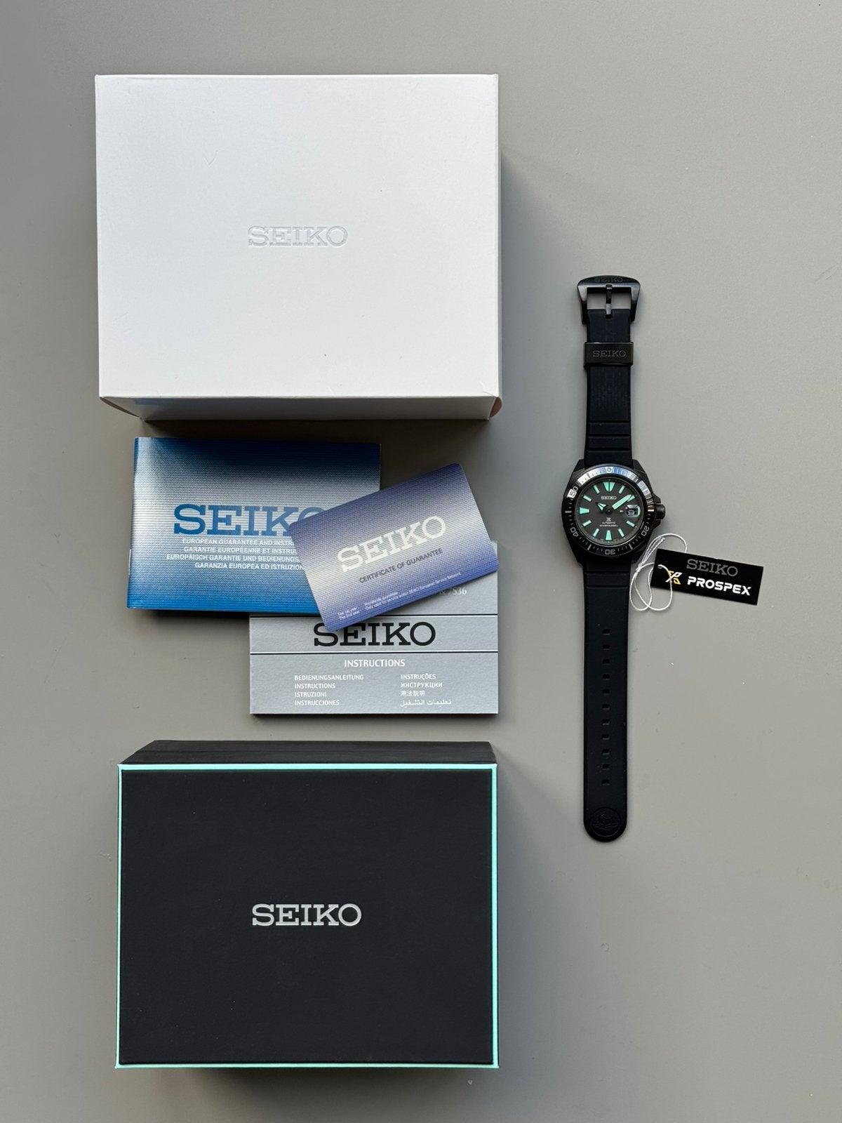Seiko King Samurai SRPH97K1 Black Series | Limited Edition, Ophalen, Seiko, Staal, Polshorloge