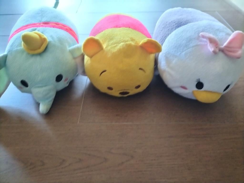knuffel tum tum groot 3 stuks, Kinderen en Baby's, Speelgoed | Knuffels en Pluche, Gebruikt, Disney, Overige typen, Ophalen of Verzenden