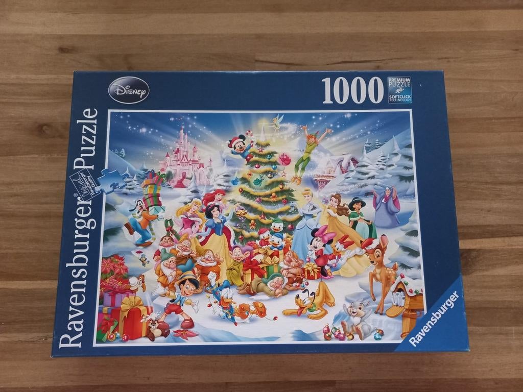 Ravensburger Disney kerst puzzel, Ophalen, 500 t/m 1500 stukjes, Zo goed als nieuw