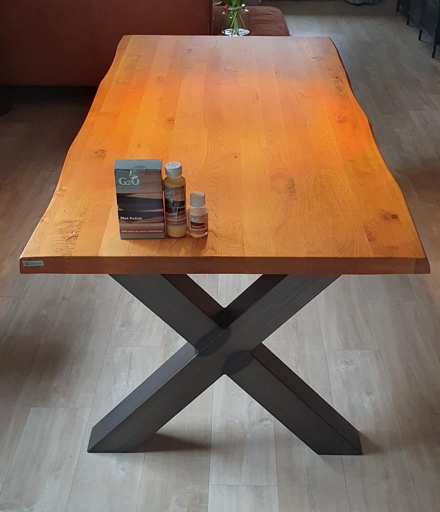Goossens Eetkamer tafel, Ophalen, Gebruikt, 50 tot 100 cm, Vijf personen of meer
