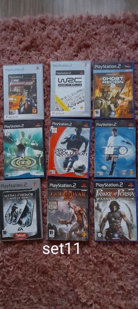 ps2 games x9 set 11, 1 speler, Ophalen of Verzenden, Gebruikt, Vanaf 3 jaar