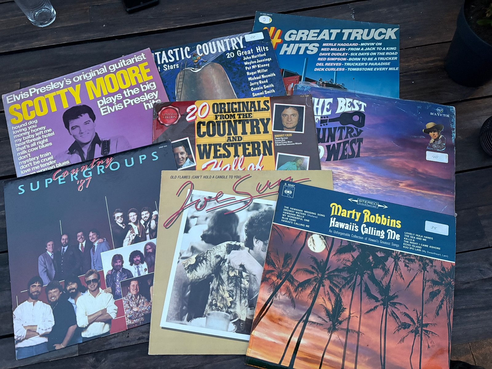 8 countrey LP’s, Ophalen, Zo goed als nieuw, LP