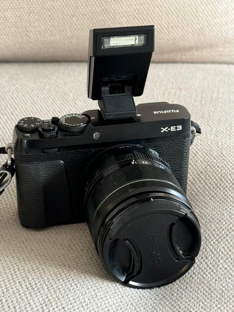 z.g.a.n. Fujifilm X-E3 systeemcamera Zwart + lenzen +extra's, Audio, Tv en Foto, Fotocamera's Digitaal, Zo goed als nieuw, Geen optische zoom