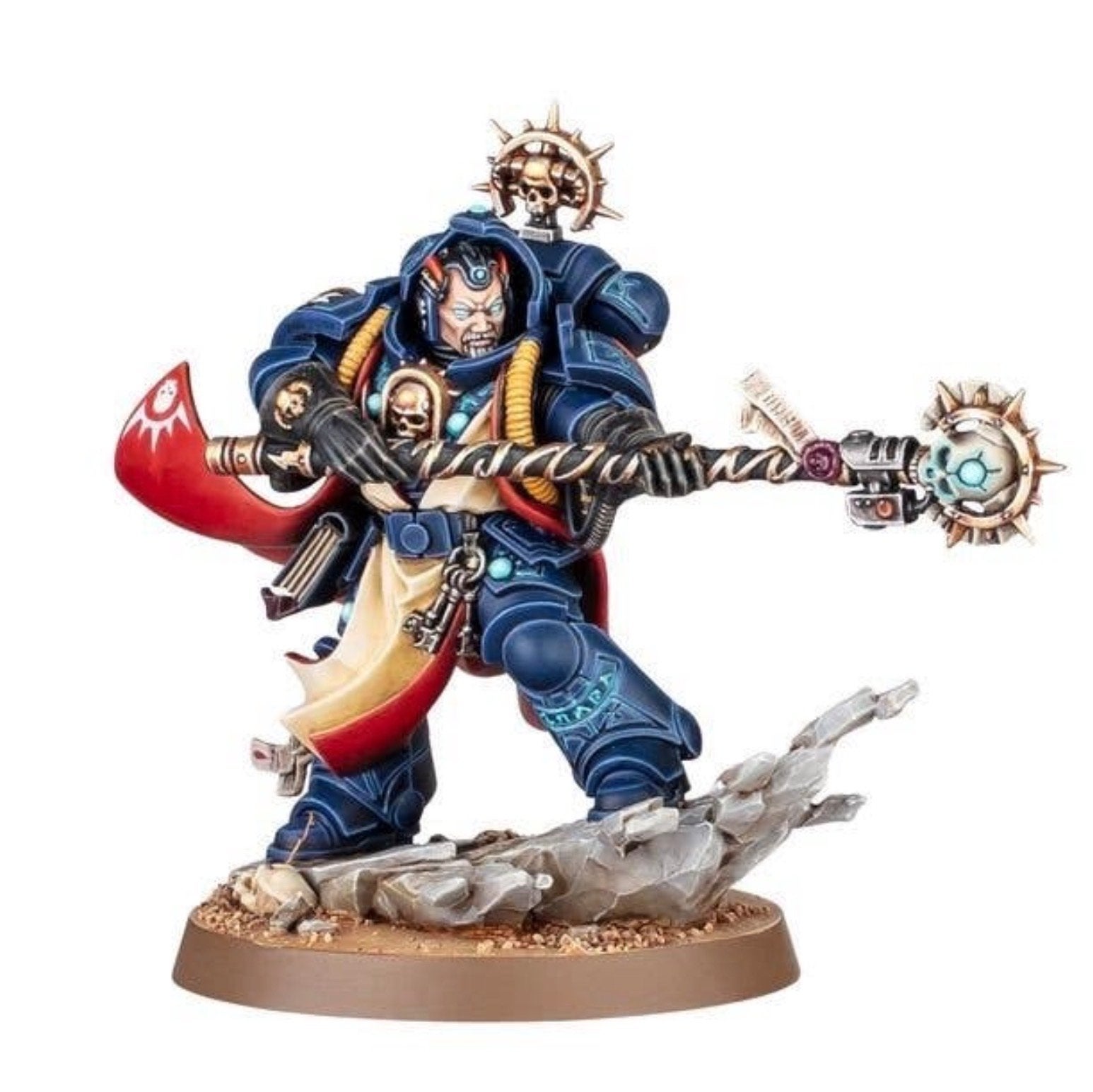 Warhammer 40K Armageddon Librarian, Ophalen of Verzenden, Zo goed als nieuw, Groter dan 1:35, Figuur of Figuren