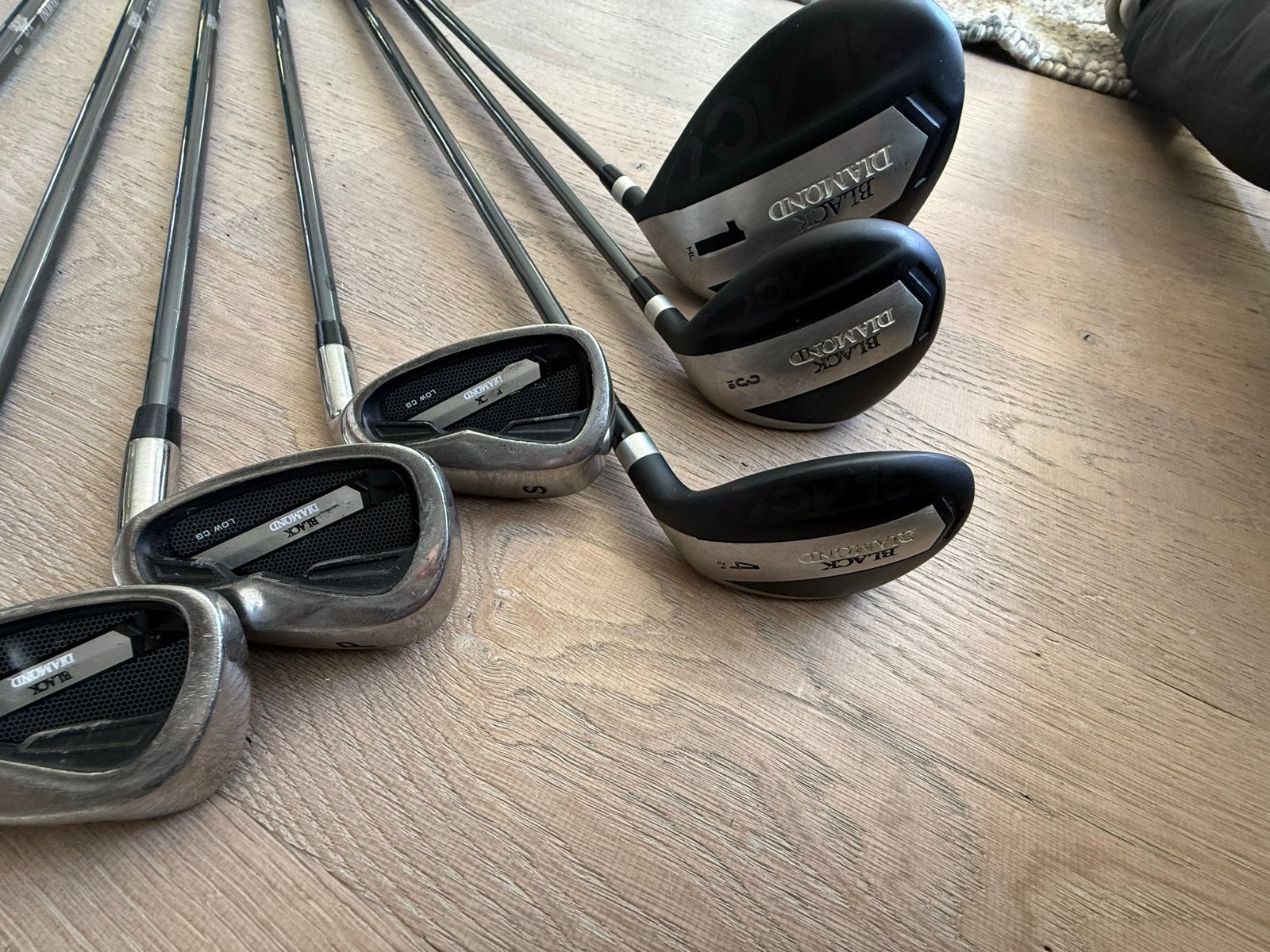 Complete golfset Black Diamond - Ideaal voor beginners, Ophalen, Gebruikt, Set, Overige merken