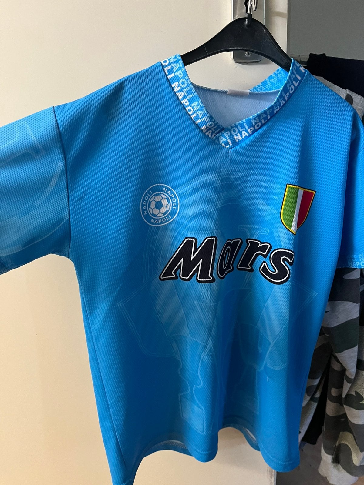 Kinder voetbalshirt Napoli, maat 10 jaar, Maat XS of kleiner, Ophalen of Verzenden, Zo goed als nieuw, Shirt