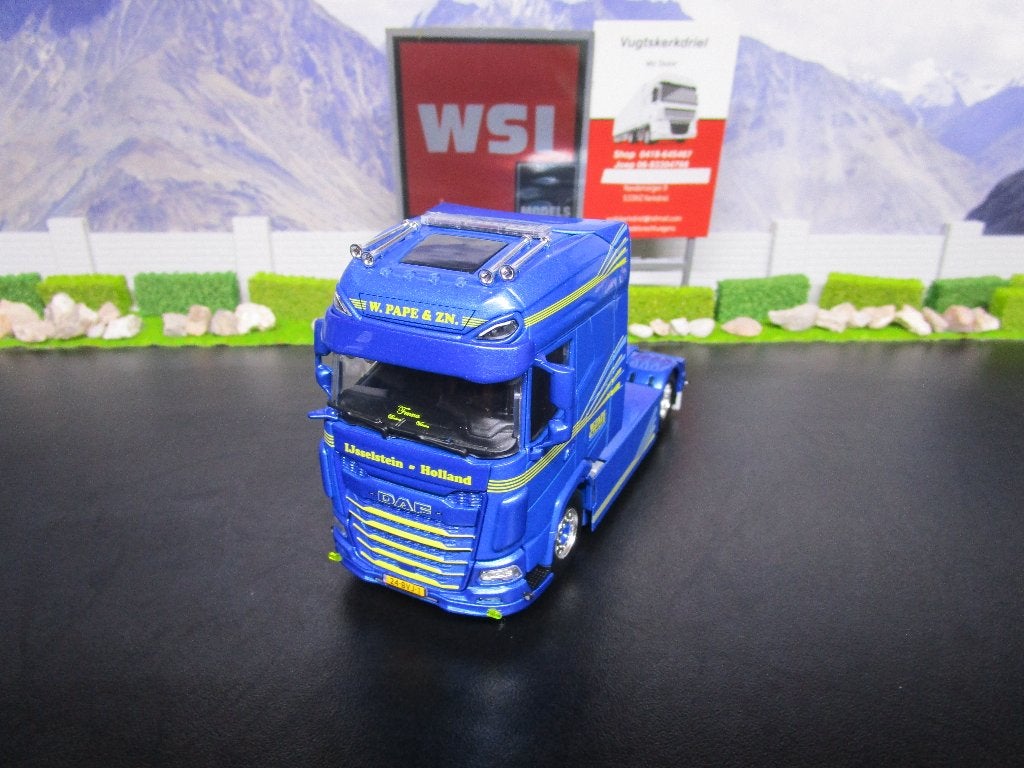 wsi 01-4670 daf xg+4x2 w pape &zn transport, Hobby en Vrije tijd, Modelauto's | 1:50, Ophalen, Nieuw, Bus of Vrachtwagen, Wsi