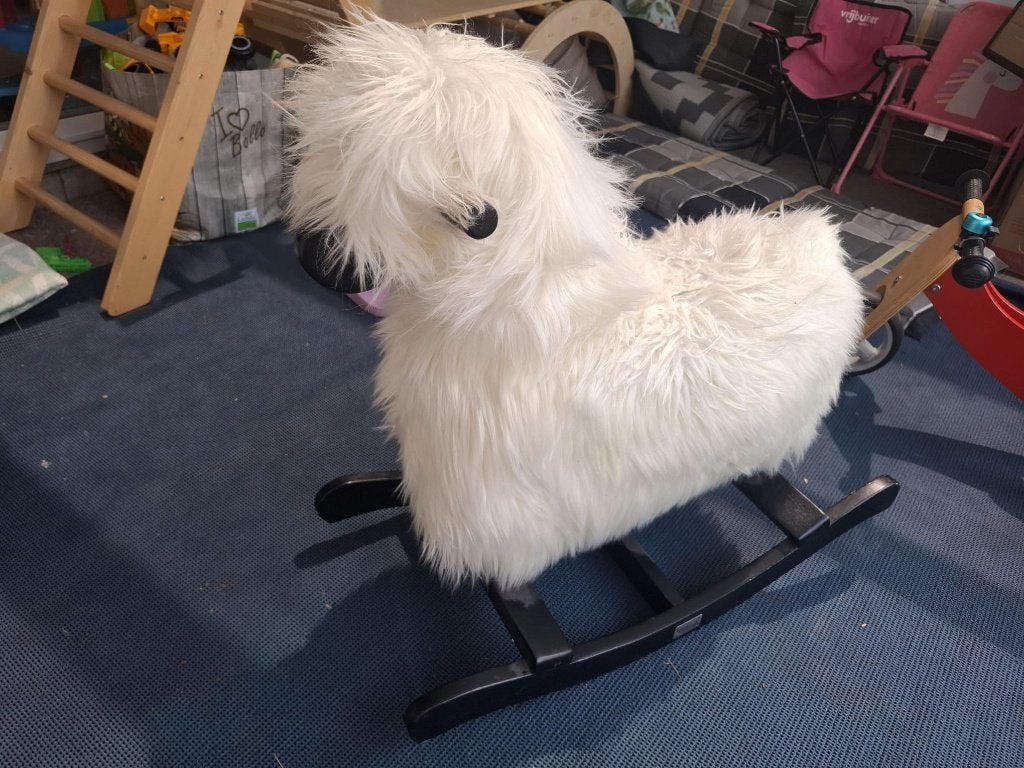 schommel schaap, Ophalen, Zo goed als nieuw