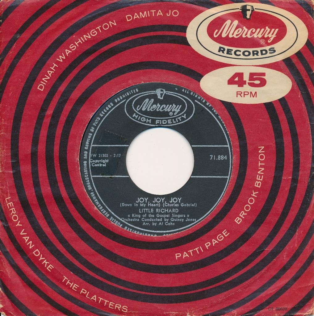 2627 Little Richard - Joy, joy, joy (1961), Ophalen of Verzenden, Gebruikt