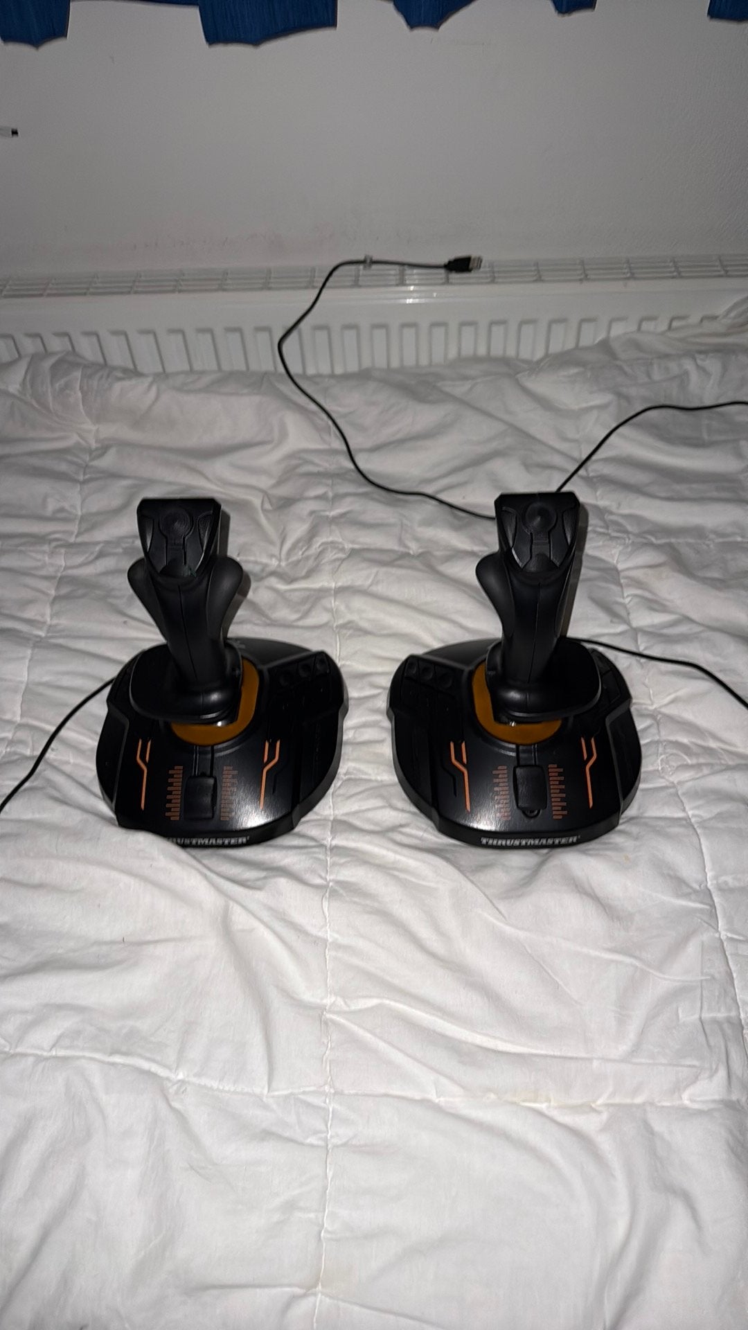 Trustmaster T16000M joystick L+R, Ophalen of Verzenden, Gebruikt