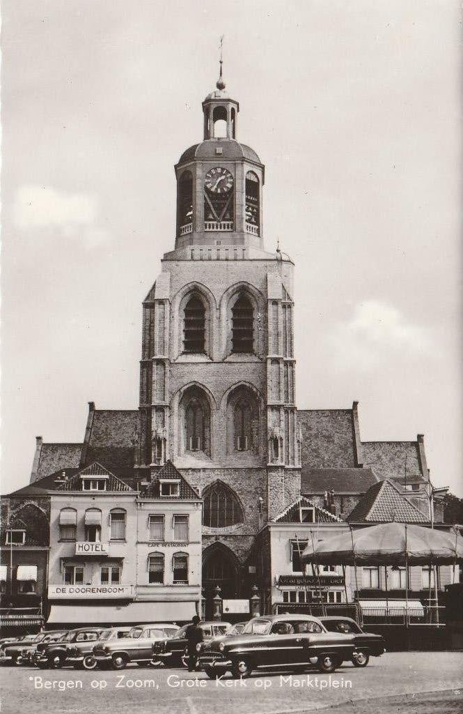 Bergen op Zoom      oude auto,s, Ophalen of Verzenden, 1940 tot 1960, Ongelopen, Noord-Brabant