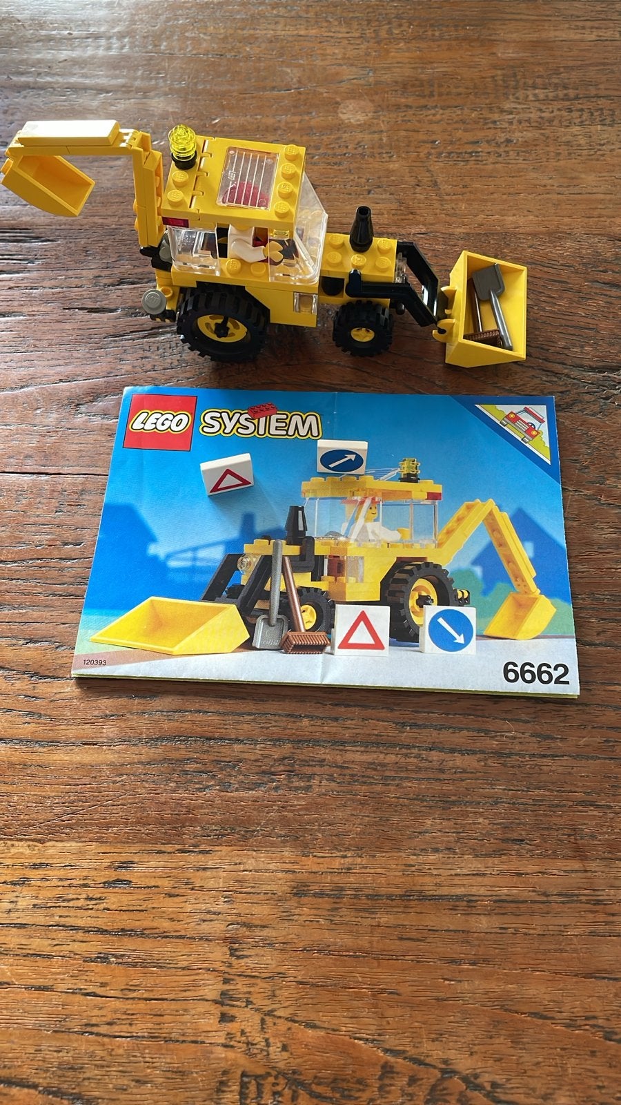 Lego System 6662 Graafmachine met accessoires en boekje, Ophalen of Verzenden, Zo goed als nieuw