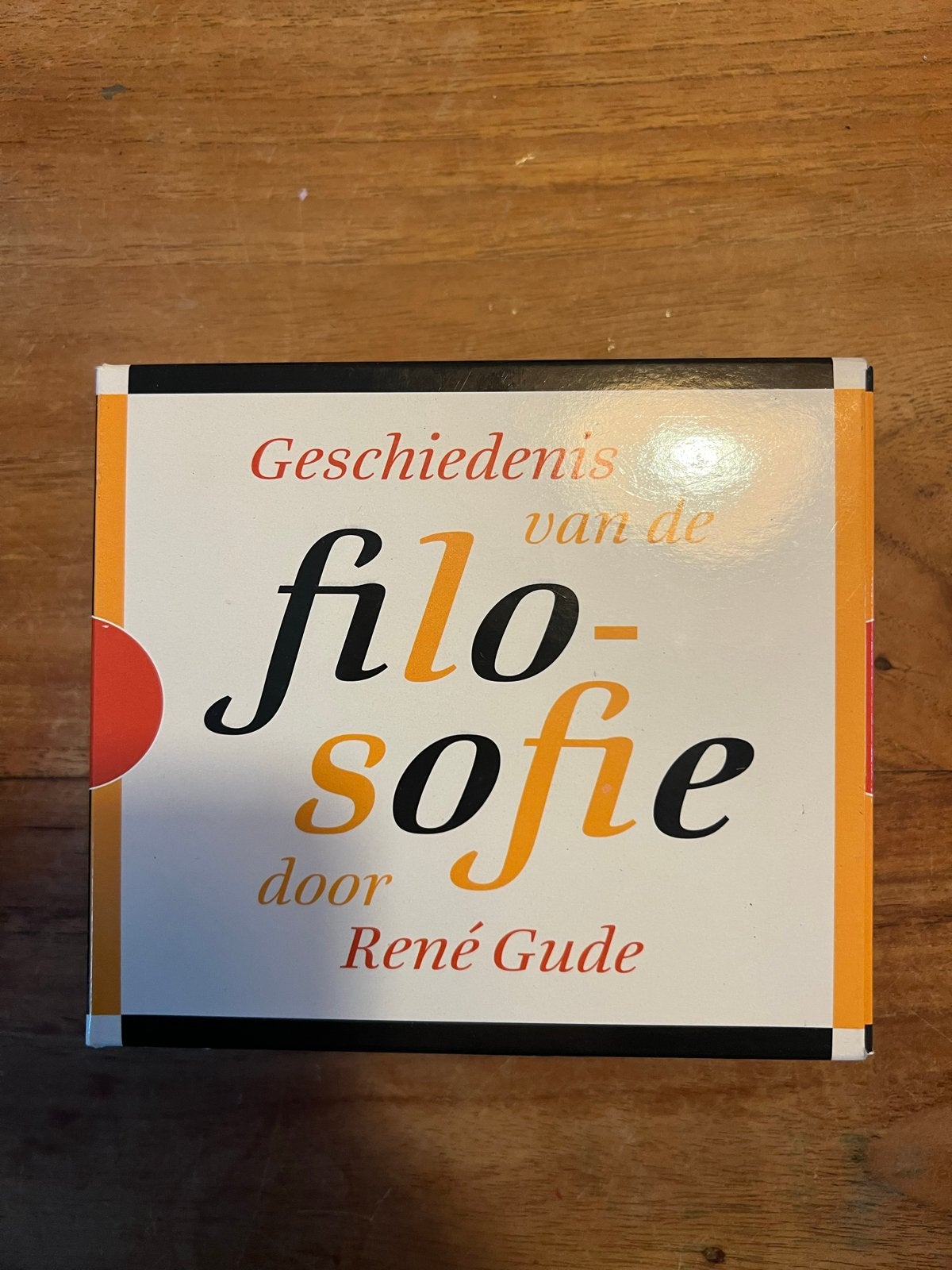 Geschiedenis van de filosofie - René Gude (5 CD's + boek), Ophalen of Verzenden, Zo goed als nieuw, Algemeen