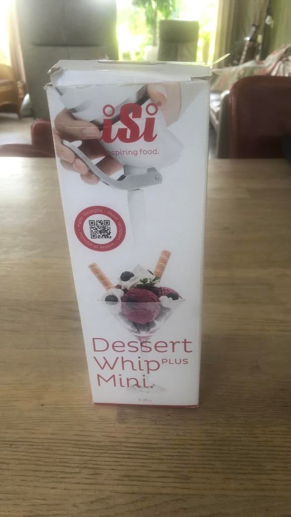 Slagroomapparaat iSi en capsules, Ophalen of Verzenden, Zo goed als nieuw