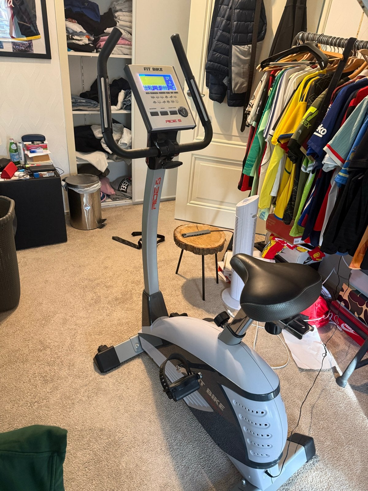 Fitbike Ride 5 Hometrainer - Amper gebruikt, Sport en Fitness, Ophalen, Zo goed als nieuw, Metaal, Benen