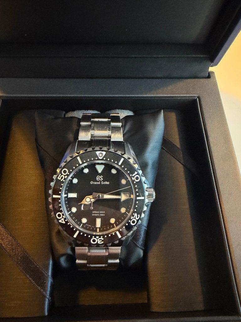 Grand Seiko Spring Drive Diver's 200m SBGA461 – full set,, Overige merken, Staal, Gebruikt, Staal