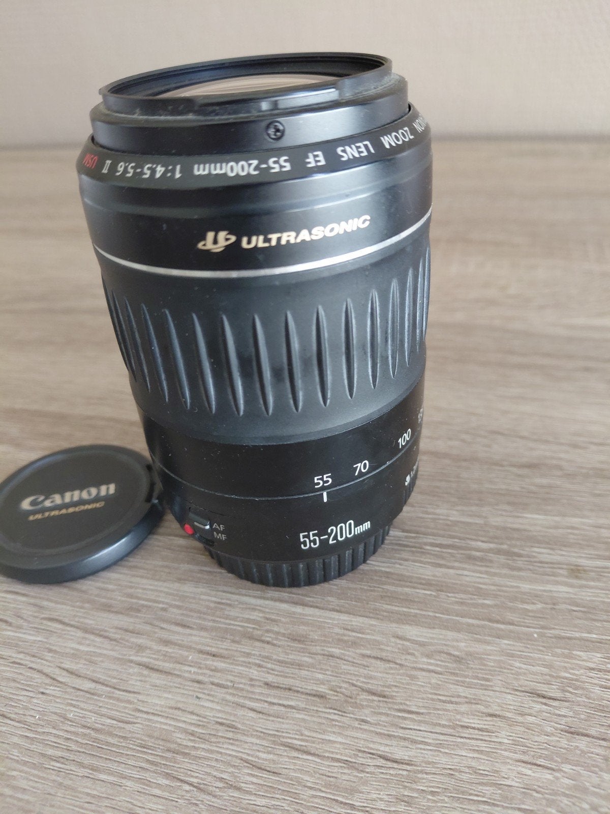 Canon EF 55-200mm f/4.5-5.6 II USM Zoomlens, Ophalen, Canon, Telelens, Zo goed als nieuw