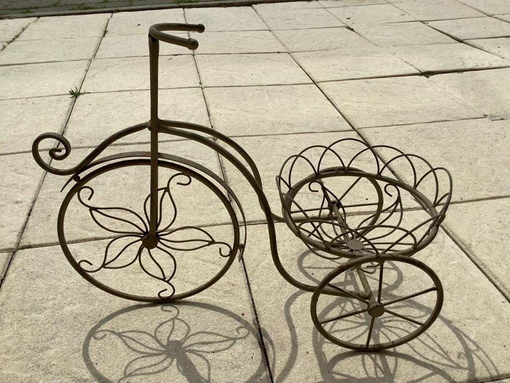 Metalen fiets voor planten, Tuin en Terras, Ophalen of Verzenden, Nieuw