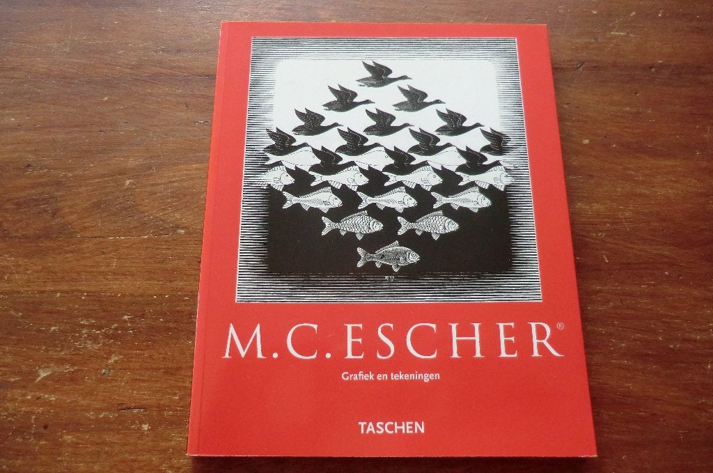 boek - M.C. Escher - Grafiek en tekeningen - taschen, Boeken, Ophalen of Verzenden, Gelezen, Schilder- en Tekenkunst