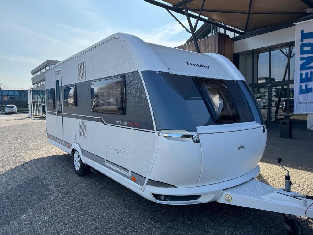 Hobby De Luxe Edition 495 UL 2018 MOVER + VOORTENT!!!, Caravans en Kamperen, Caravans, Standaardzit, Hobby, Overige typen, Bedrijf