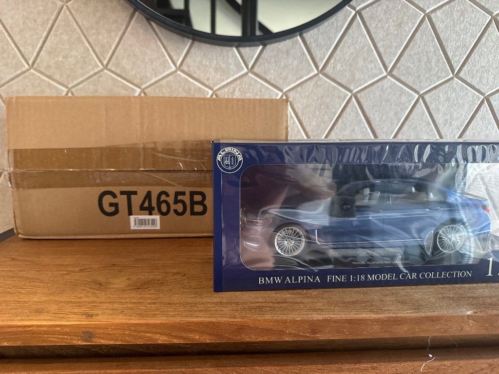 BMW B7 Alpina Saloon GT Spirit 1/18 GT465B, Hobby en Vrije tijd, Modelauto's | 1:18, Ophalen of Verzenden, Zo goed als nieuw, Auto