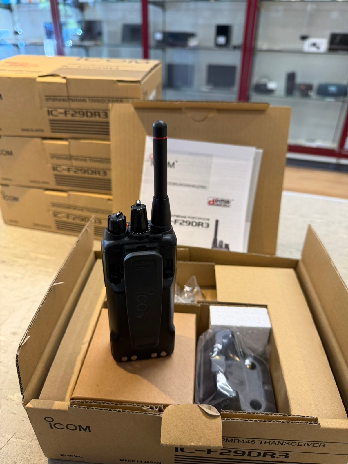 Icom IC-F29DR3 Digitaal DPMR en PMR446 IP67 waterdicht, İcom, Nieuw, Ophalen of Verzenden, İcom