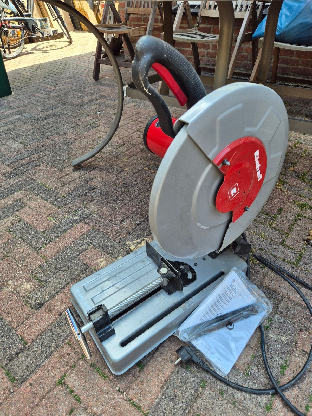 Einhell TH-MC 355 Metaalafkortzaag - Zo goed als nieuw, Ophalen, 70 mm of meer, Einhell, Zo goed als nieuw