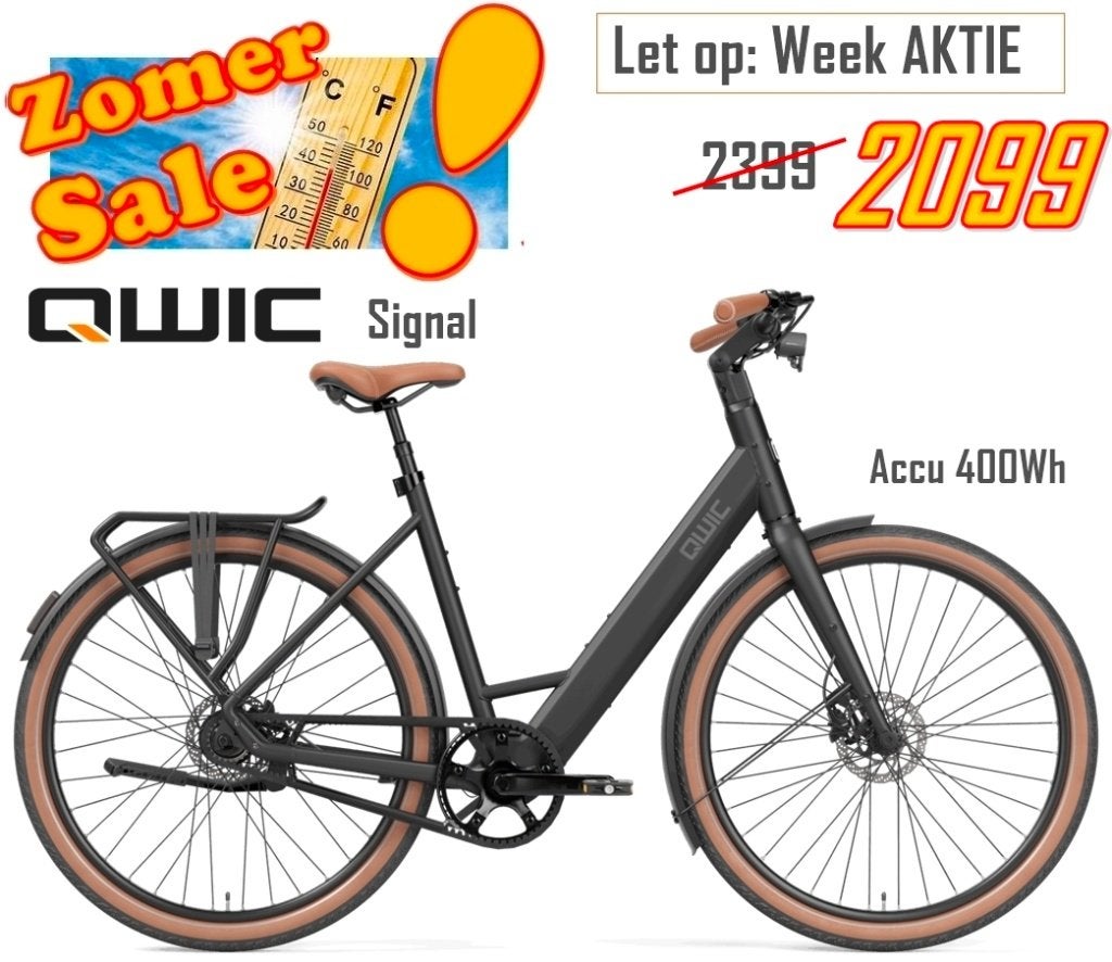 Qwic Signal Trendy Urban E-Bike € 2399 Nu € 2099, Ophalen, Qwic, Nieuw, 51 tot 55 cm