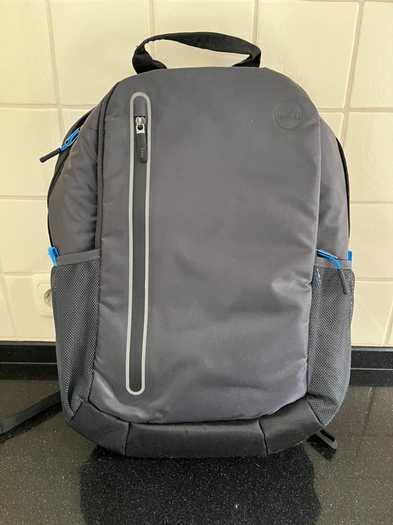 Laptoptas rugzakmodel, Computers en Software, Laptoptassen, Gevoerd laptopvak, Grijs, Ophalen of Verzenden, Zo goed als nieuw