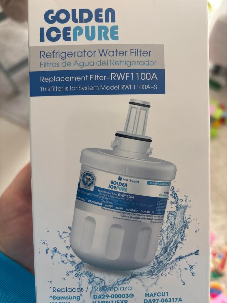 Golden Icepure RWF1100A koelkast waterfilter, Ophalen, Nieuw