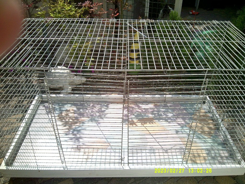 Metalen bench op wielen, Ophalen, Gebruikt