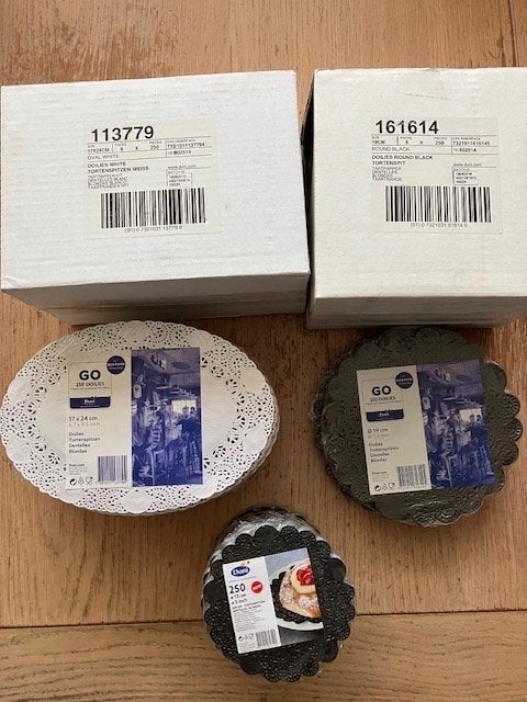 taart randen/kleedjes div. maten, Ophalen of Verzenden, Nieuw, Taarten of Cupcakes, Overige typen
