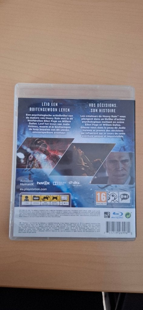 Beyond: Two Souls (PS3) - Inclusief Boekje, Avontuur en Actie, Vanaf 18 jaar, 1 speler, Onbekend