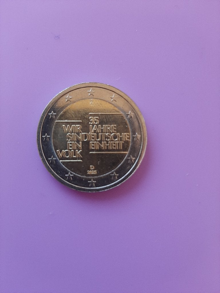 2025 Duitsland 2 euro 35 jaar Duitse Eenheid A, Postzegels en Munten, Munten | Europa | Euromunten, Verzenden, Duitsland, 2 euro