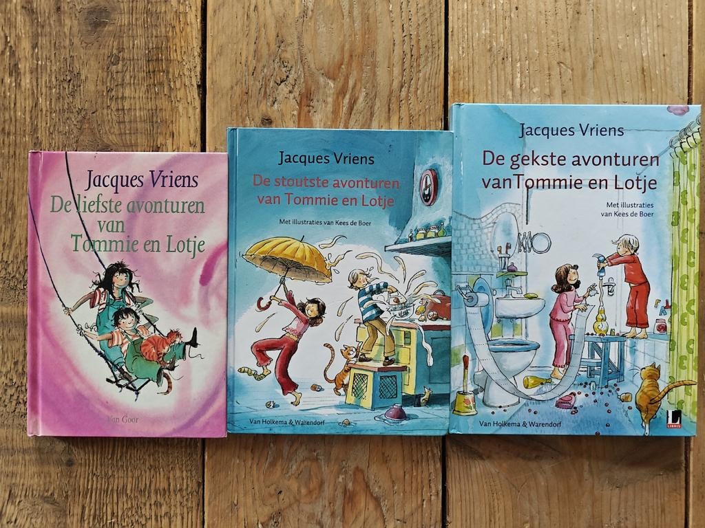 3 Boeken van: Tommie en Lotje., Ophalen of Verzenden, Zo goed als nieuw, Fictie algemeen