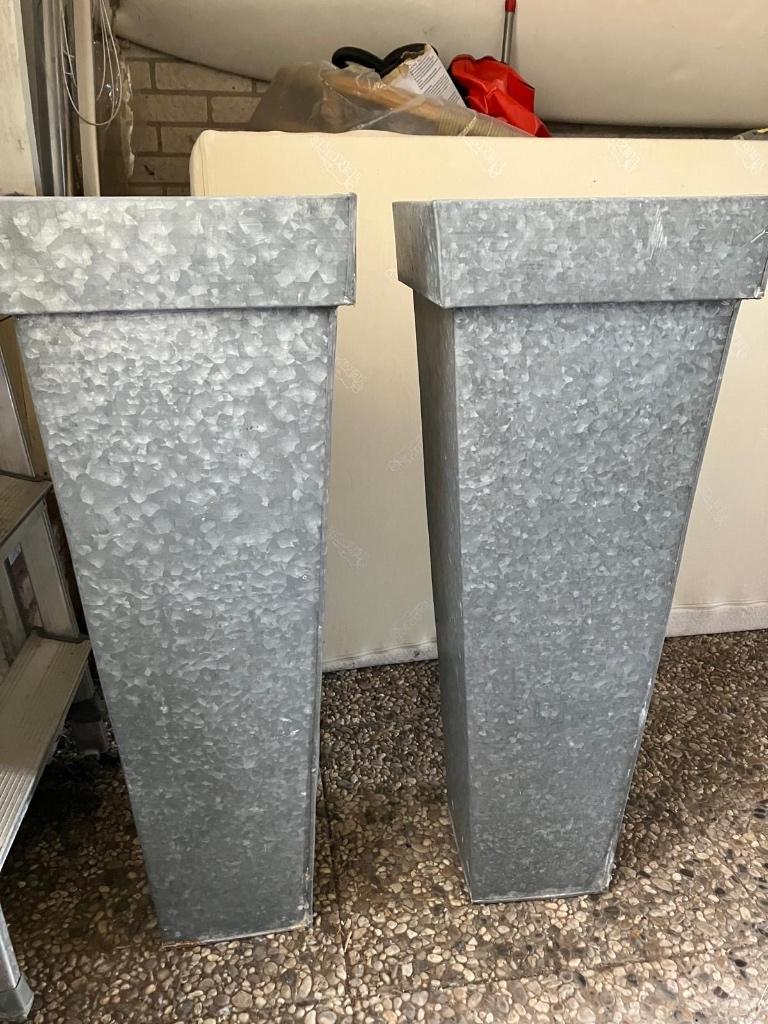 2 Plantenbaken, Tuin en Terras, Bloembakken en Plantenbakken, Ophalen, Rond, Kunststof, Minder dan 30 cm