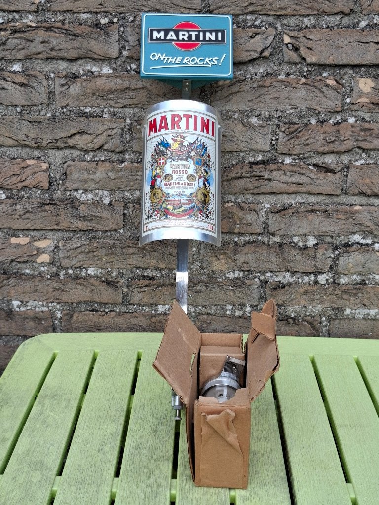 Zeldzame Martini dispenser + doseur! / flessenhouder nr 4, Ophalen of Verzenden, Nieuw, Gebruiksvoorwerp