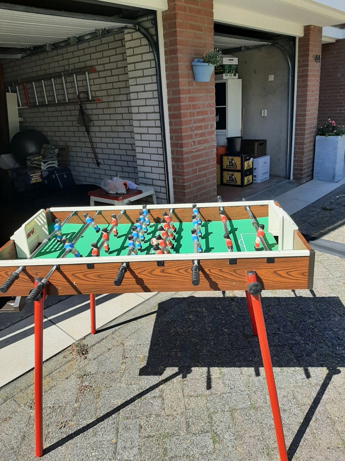 Monneret Tafelvoetbaltafel - Gebruikt, in goede staat, Hobby en Vrije tijd, Een of twee spelers, Ophalen, Gebruikt, Monneret