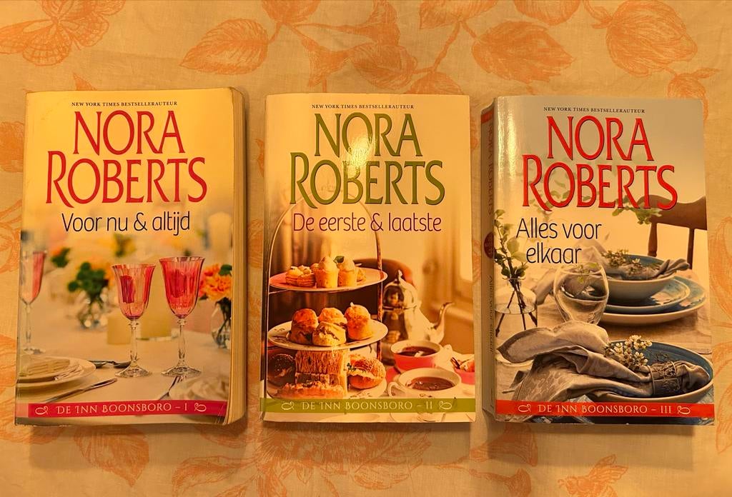 Nora Roberts - De Inn Boonsboro Trilogie (3 boeken), Boeken, Ophalen of Verzenden, Gelezen, Nederland