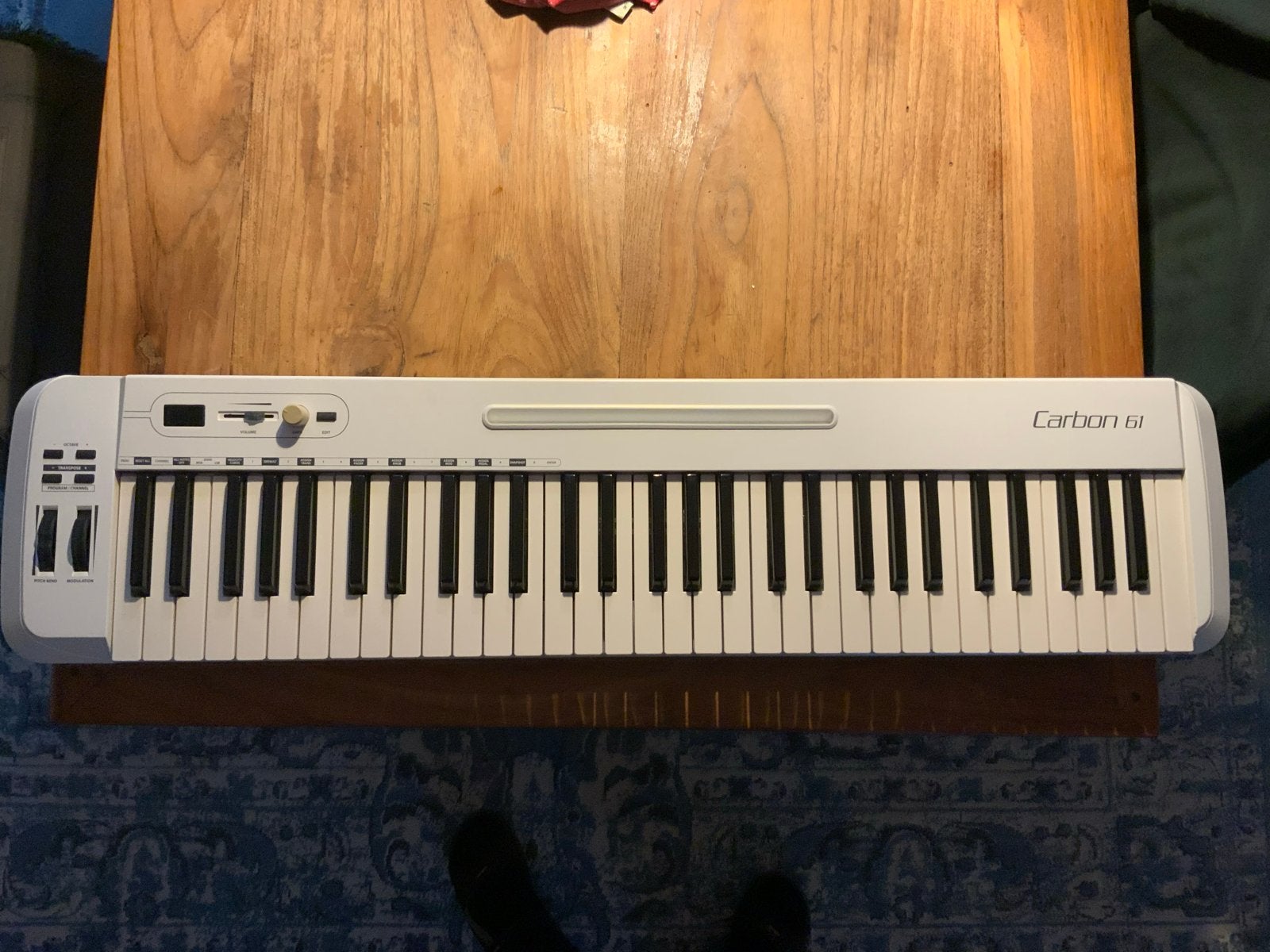 Samson Carbon 61 MIDI Controller Keyboard, Muziek en Instrumenten, 61 toetsen, Zo goed als nieuw, Aanslaggevoelig, Ophalen