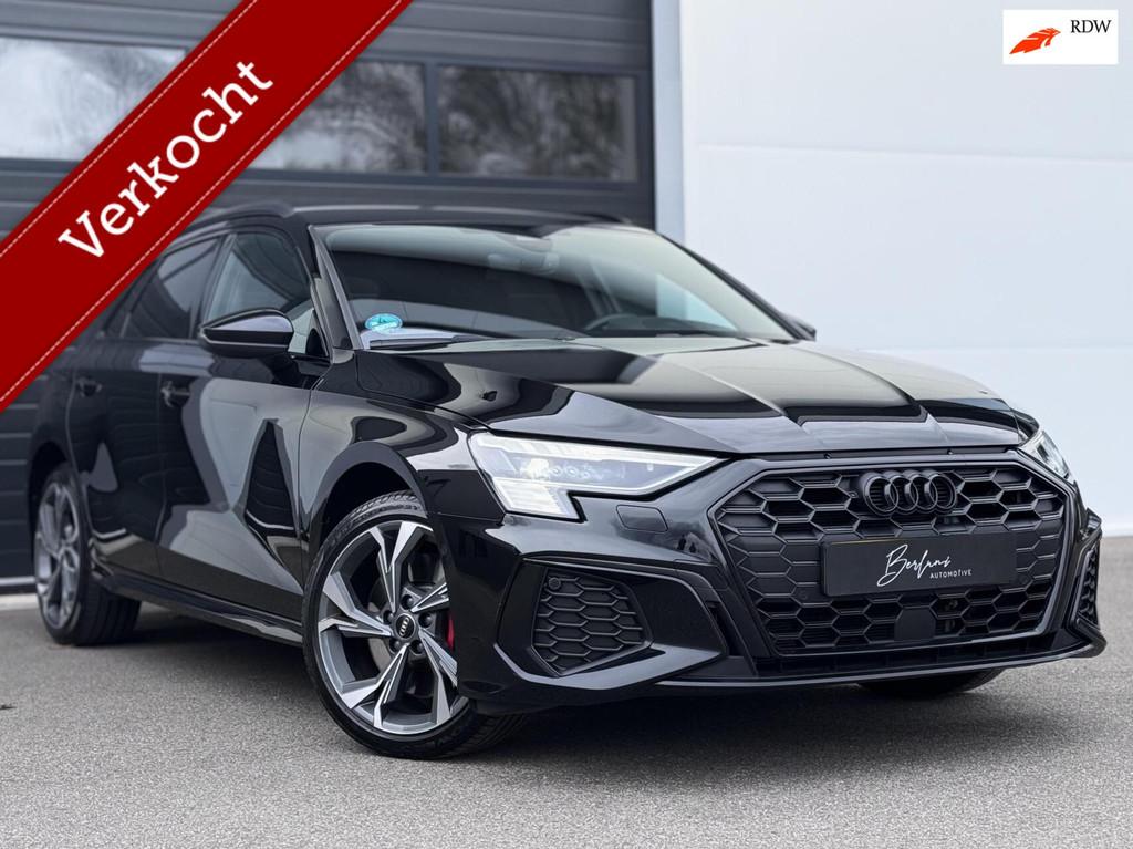 Audi A3 Sportback 45 TFSI e S-line | Maxton | Dealeronh, Auto's, Audi, Adaptive Cruise Control, Gebruikt, 4 cilinders, Zwart