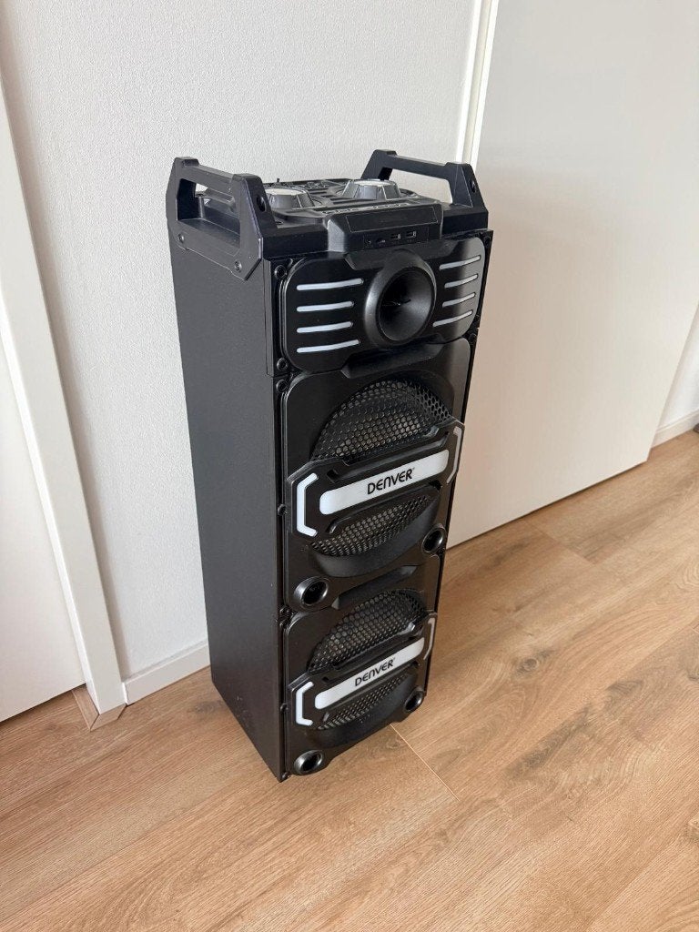 Denver DJS-3010A – Grote Bluetooth party speaker, Audio, Tv en Foto, Luidsprekers, Zo goed als nieuw, Center speaker, Minder dan 60 watt
