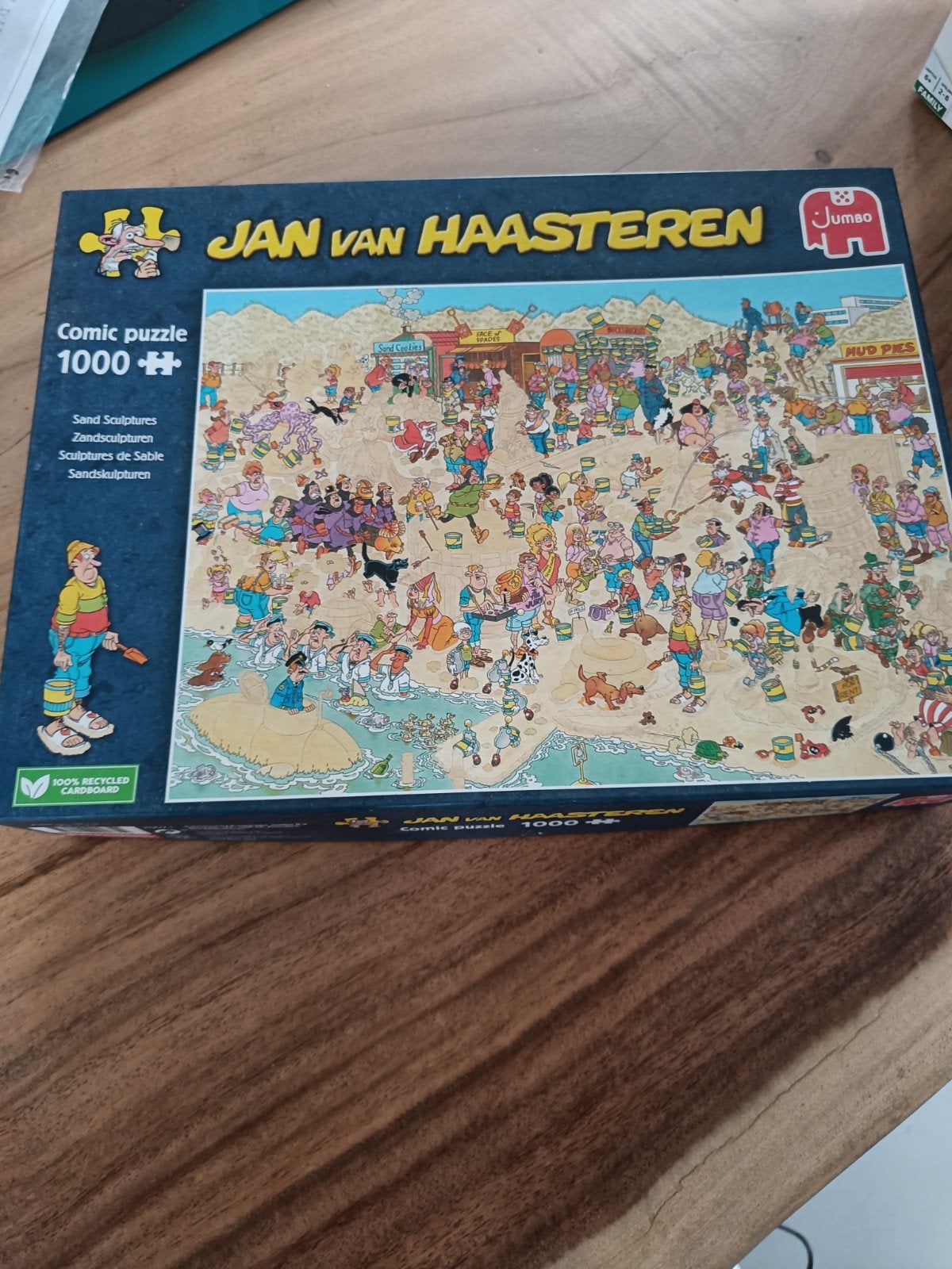 Jan van Haasteren Comic Puzzel - Zandsculpturen 1000 stukjes, Hobby en Vrije tijd, Denksport en Puzzels, Ophalen of Verzenden