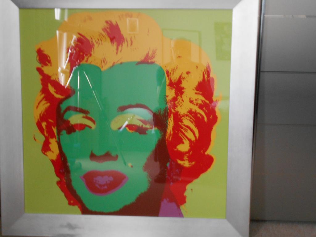 Zeefdruk: Geert Jan Jansen:  Warhol. Monroe, Ophalen