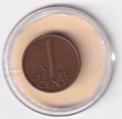 1 Cent 1951 Zeer fraai, Verzenden, Koningin Juliana, 1 cent, Losse munt